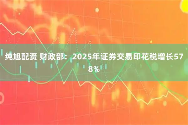 纯旭配资 财政部：2025年证券交易印花税增长578%