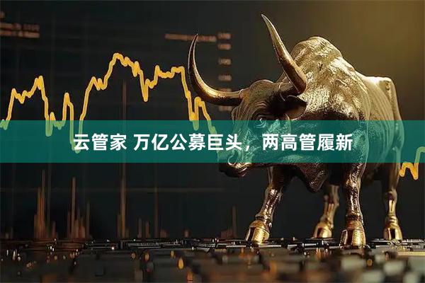 云管家 万亿公募巨头，两高管履新